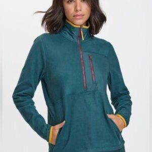 Reitman’s Polar Fleece Hyba Teal Half-Zip Pullover size XS NWT